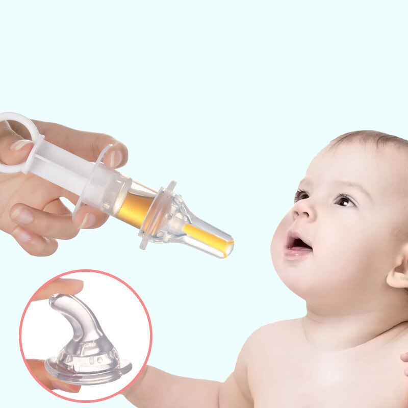 Baby Feeding Safe Medicine Dispenser Needle Feeder Pacifier Nipple Newborn Baby Kids Food Fruit Maker Processor Tools Grinder